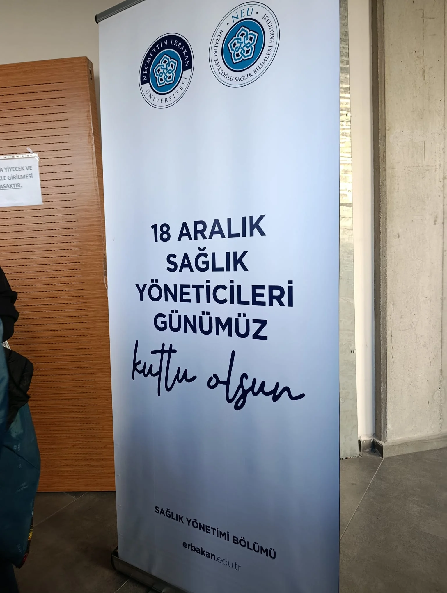 18 Aralık Sağlık İdarecileri Günü Etkinliği İçin Öğrencilerimizle NÜ Sağlık Yönetimi Bölümü Ziyaretimizden Kareler.